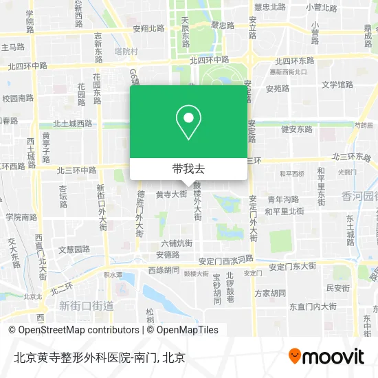 北京黄寺整形外科医院-南门地图