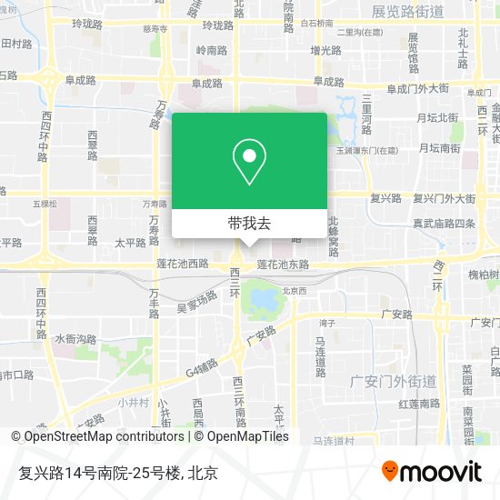 复兴路14号南院-25号楼地图