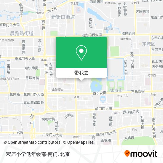 宏庙小学低年级部-南门地图