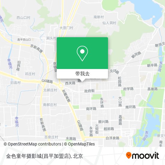 金色童年摄影城(昌平加盟店)地图