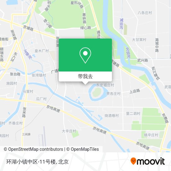 环湖小镇中区-11号楼地图