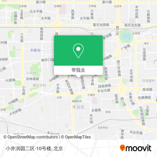 小井润园二区-10号楼地图