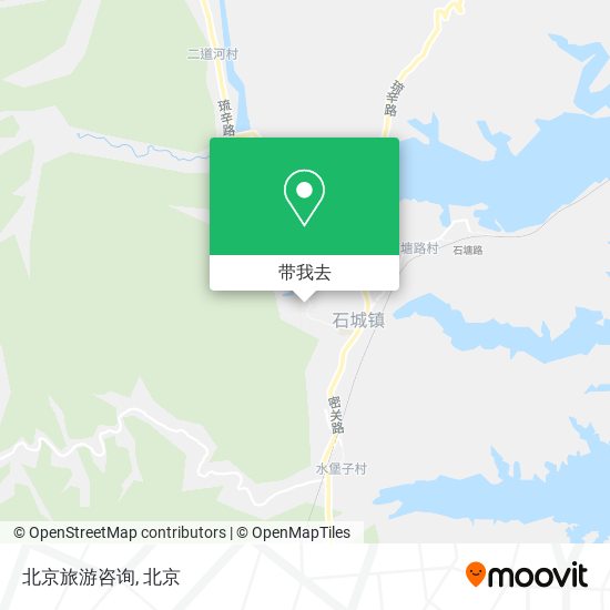 北京旅游咨询地图