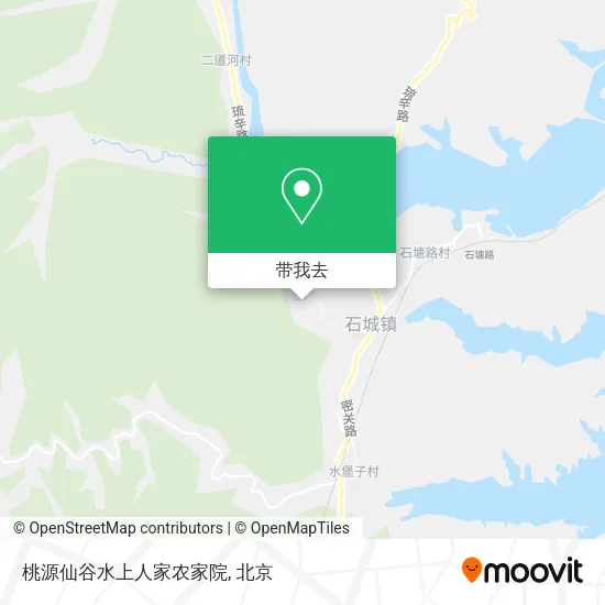 桃源仙谷水上人家农家院地图