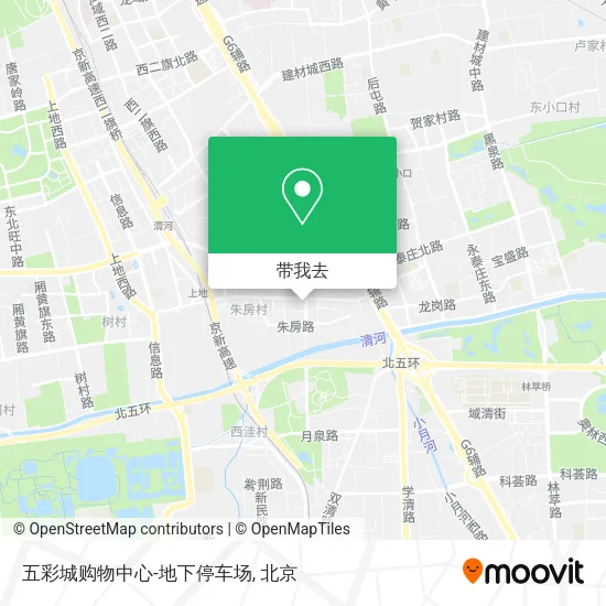 五彩城购物中心-地下停车场地图