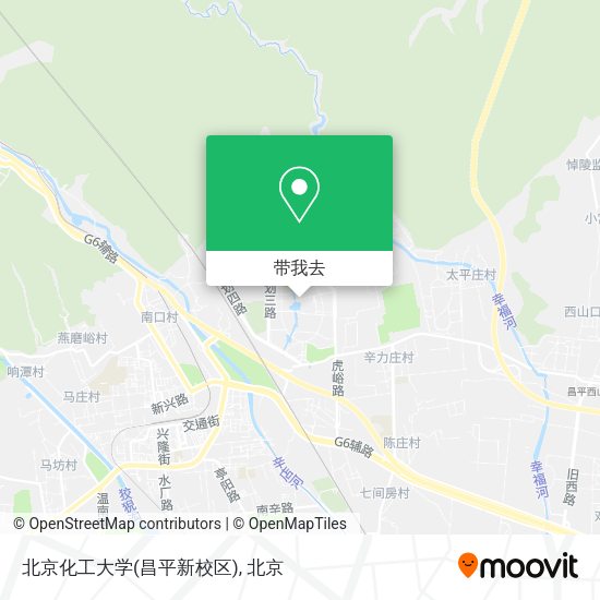北京化工大学(昌平新校区)地图