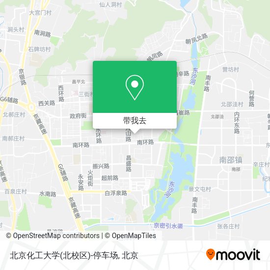 北京化工大学(北校区)-停车场地图