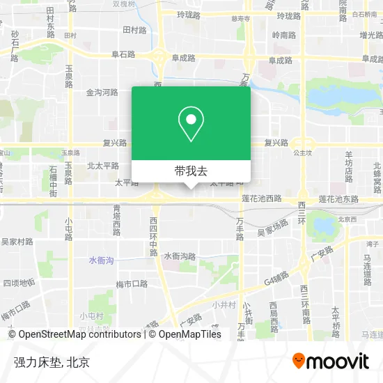 强力床垫地图