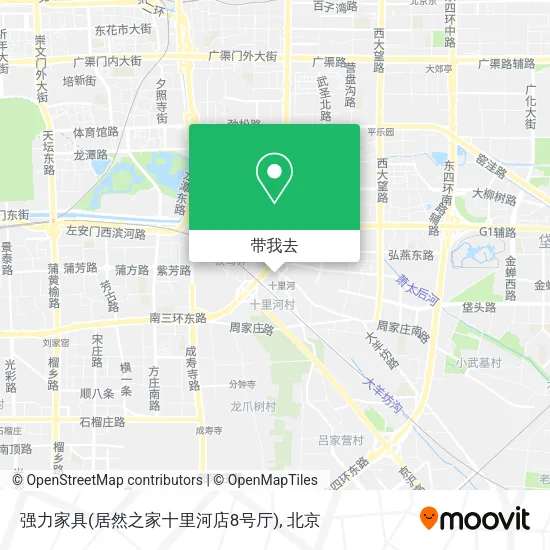 强力家具(居然之家十里河店8号厅)地图