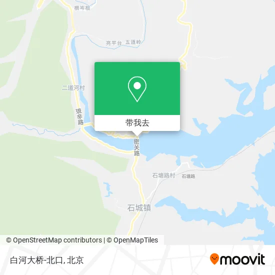 白河大桥-北口地图