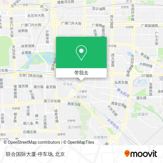 联合国际大厦-停车场地图