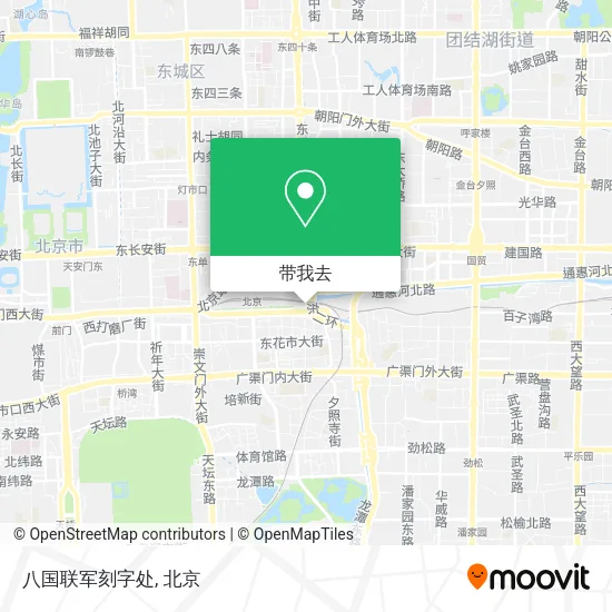 八国联军刻字处地图