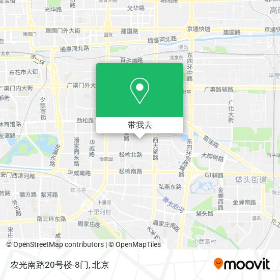 农光南路20号楼-8门地图