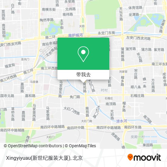 Xingyiyuau(新世纪服装大厦)地图