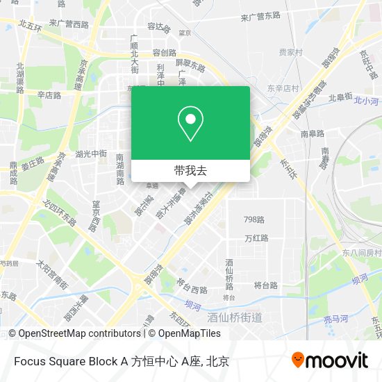 Focus Square Block A 方恒中心 A座地图