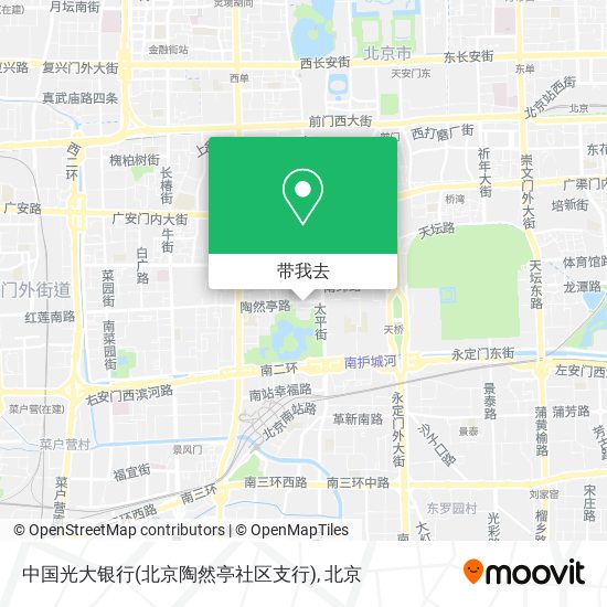 中国光大银行(北京陶然亭社区支行)地图