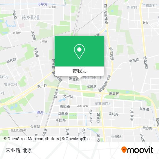 宏业路地图