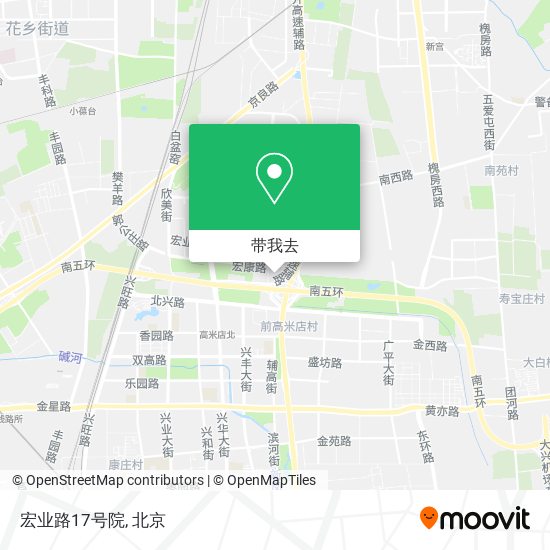 宏业路17号院地图