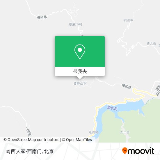 岭西人家-西南门地图