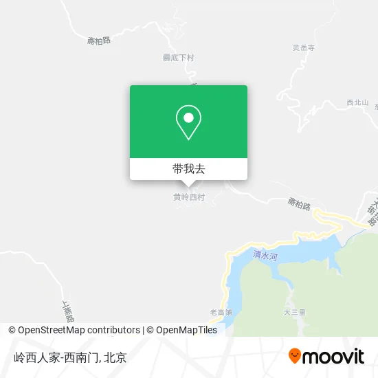 岭西人家-西南门地图