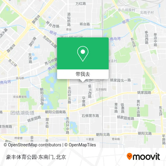 豪丰体育公园-东南门地图