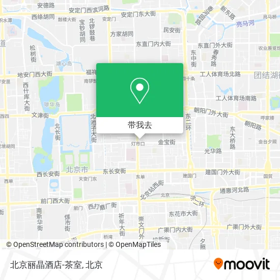 北京丽晶酒店-茶室地图