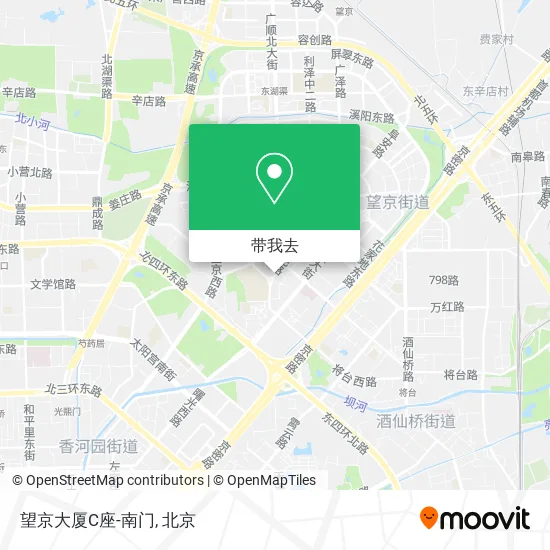 望京大厦C座-南门地图