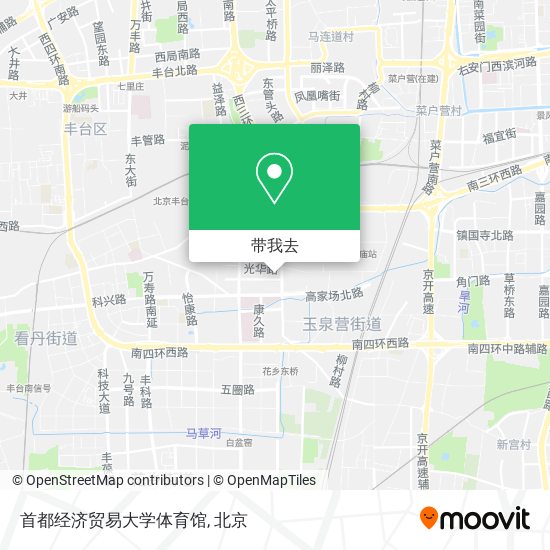 首都经济贸易大学体育馆地图