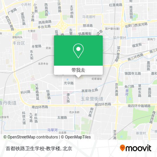 首都铁路卫生学校-教学楼地图