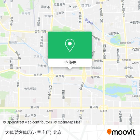 大鸭梨烤鸭店(八里庄店)地图