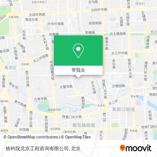铁科院北京工程咨询有限公司地图