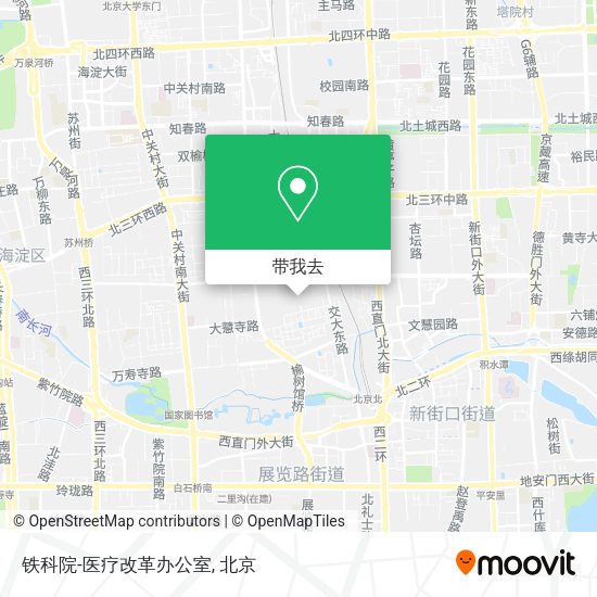 铁科院-医疗改革办公室地图