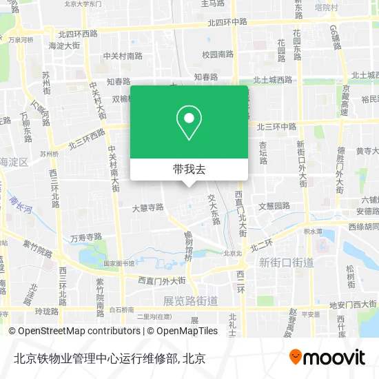 北京铁物业管理中心运行维修部地图