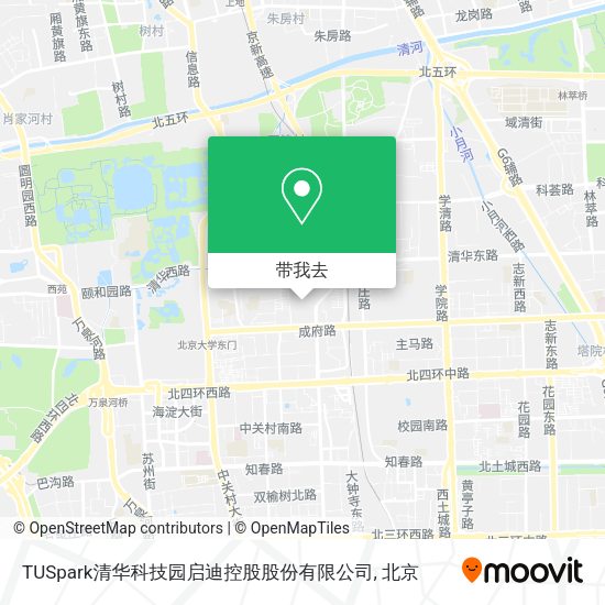TUSpark清华科技园启迪控股股份有限公司地图