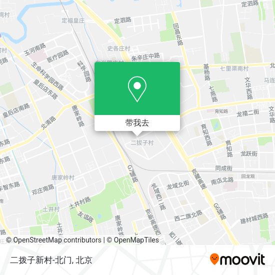 二拨子新村-北门地图