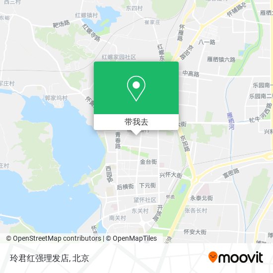 玲君红强理发店地图