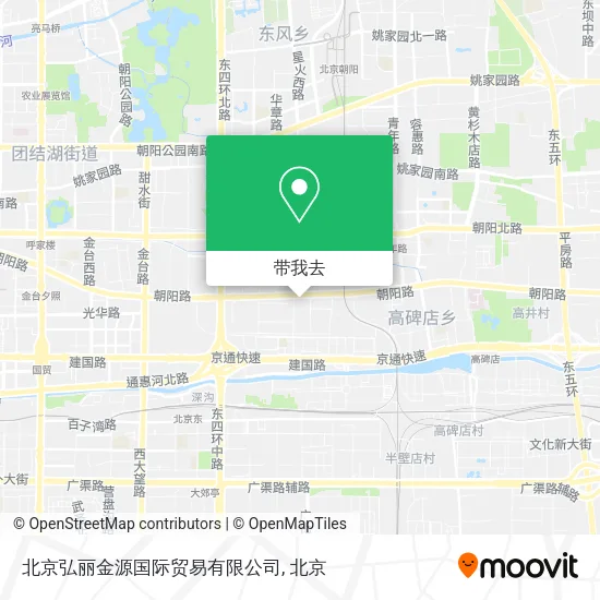 北京弘丽金源国际贸易有限公司地图