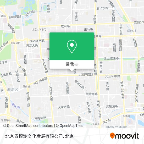 北京青檀澍文化发展有限公司地图
