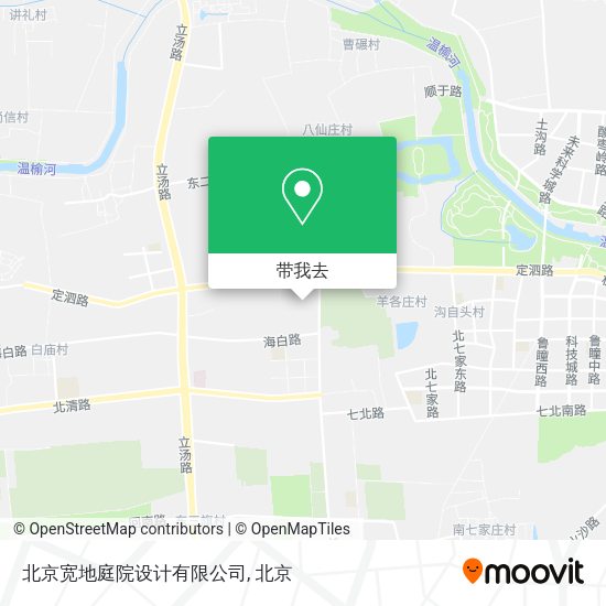 北京宽地庭院设计有限公司地图