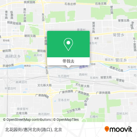 北花园街/惠河北街(路口)地图