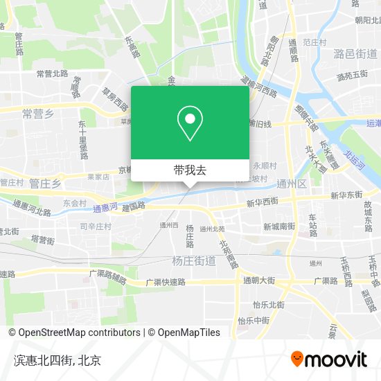 滨惠北四街地图
