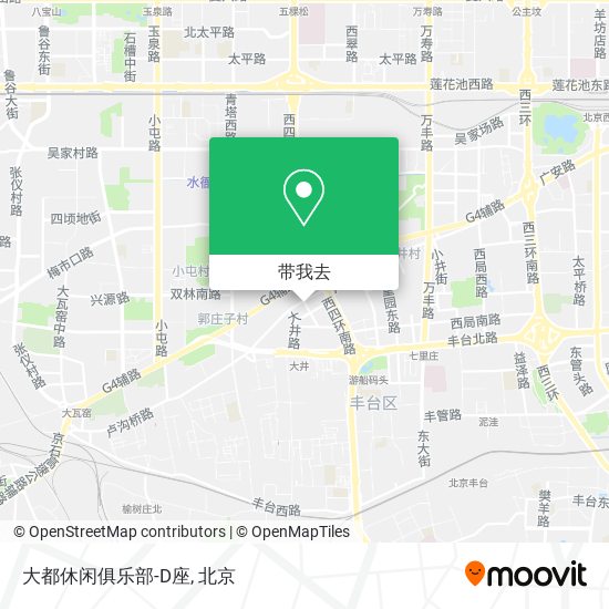 大都休闲俱乐部-D座地图
