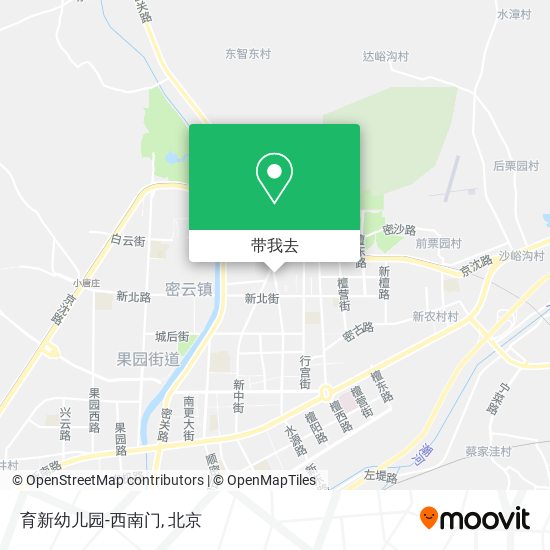 育新幼儿园-西南门地图