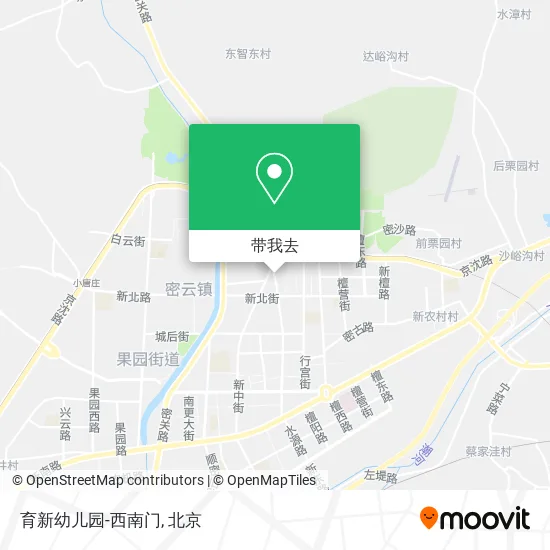 育新幼儿园-西南门地图