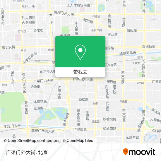广渠门外大街地图