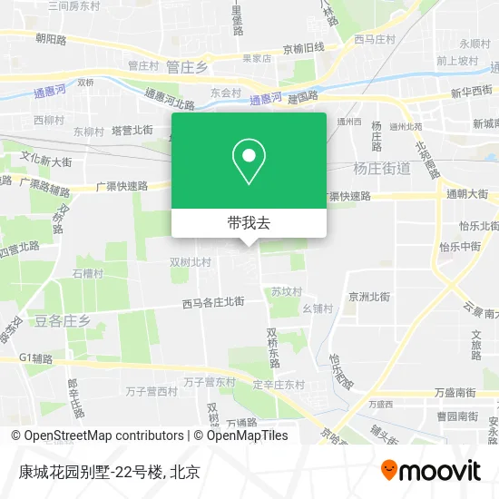 康城花园别墅-22号楼地图