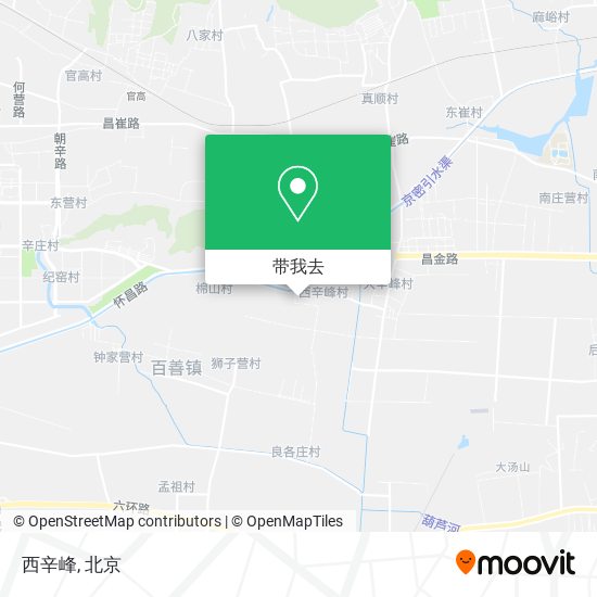 西辛峰地图