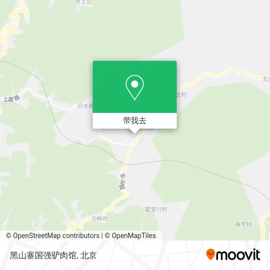 黑山寨国强驴肉馆地图