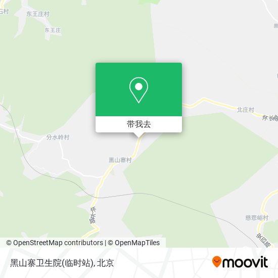 黑山寨卫生院(临时站)地图