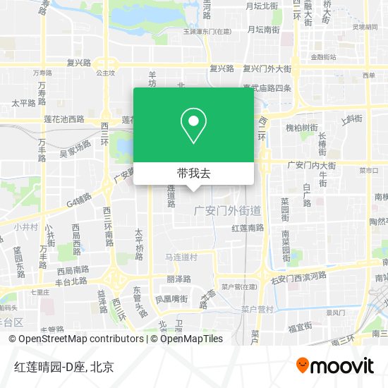 红莲晴园-D座地图
